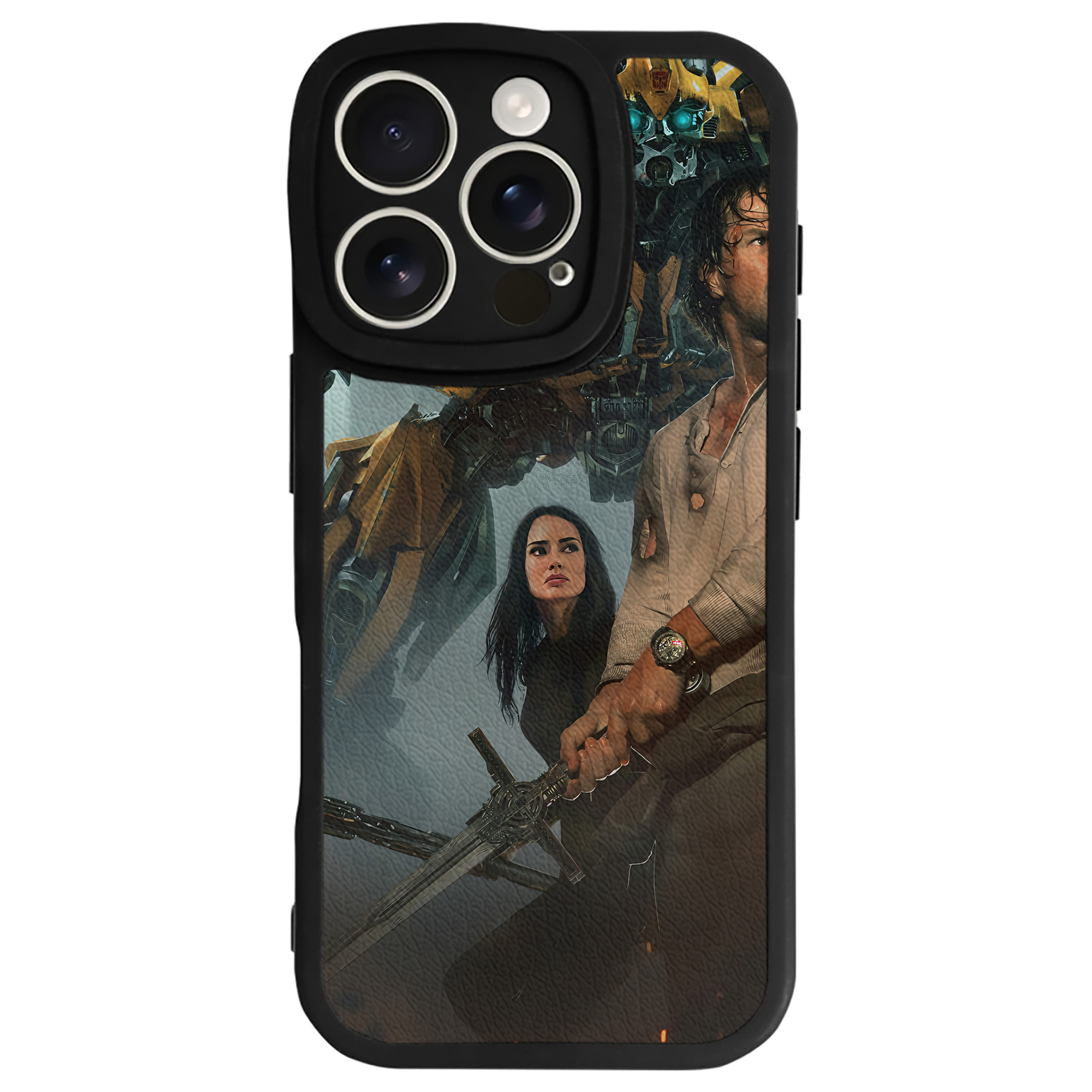 （画像用） Transformers トランスフォーマー 【iPhone 16シリーズ対応】シリコンスマホケース（レザー調） 材質：シリコン